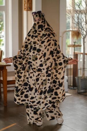 Luxury Mishori Silk Khimar Set - 08