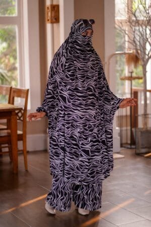 Luxury Mishori Silk Khimar Set - 09