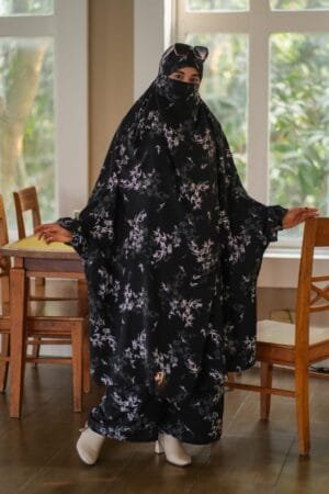 Luxury Mishori Silk Khimar Set - 05