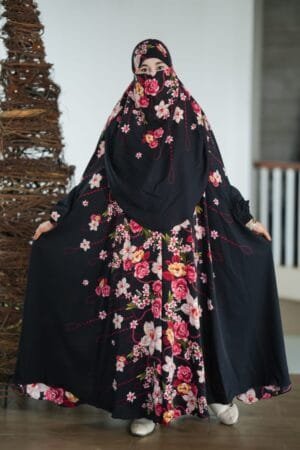 Premium Long Khimar Code 17