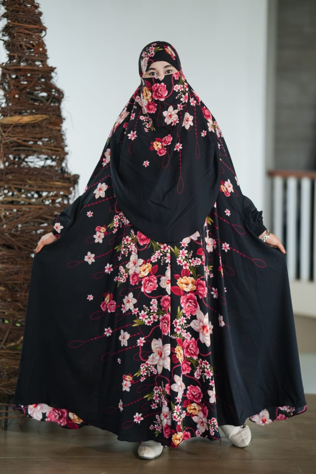 Premium Long Khimar Code 17