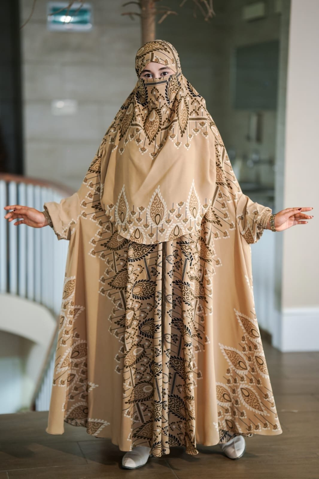 Premium Long Khimar Code 22