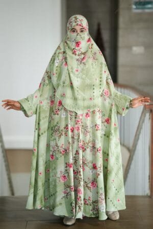 Premium Long Khimar Code 21