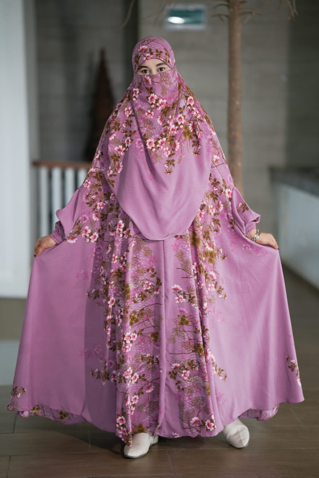 Premium Long Khimar Code 23