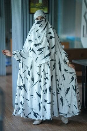 Premium Long Khimar Code 44