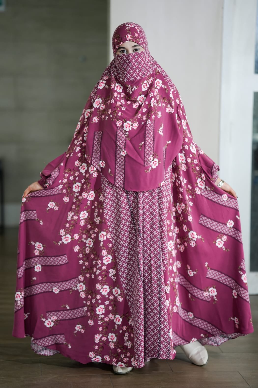 Premium Long Khimar Code 39