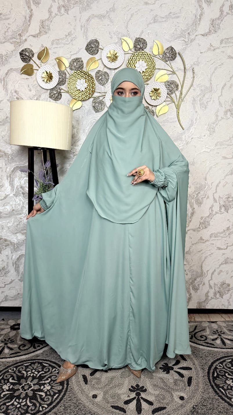 Premium Long Khimar Code 04