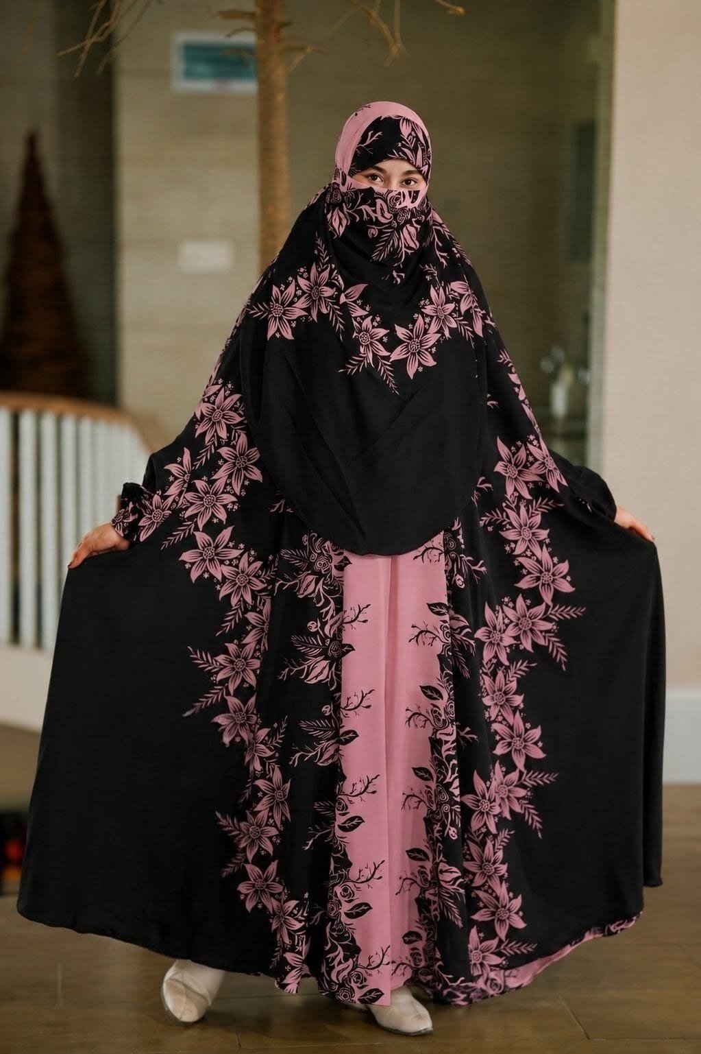 Premium Long Khimar Code 10