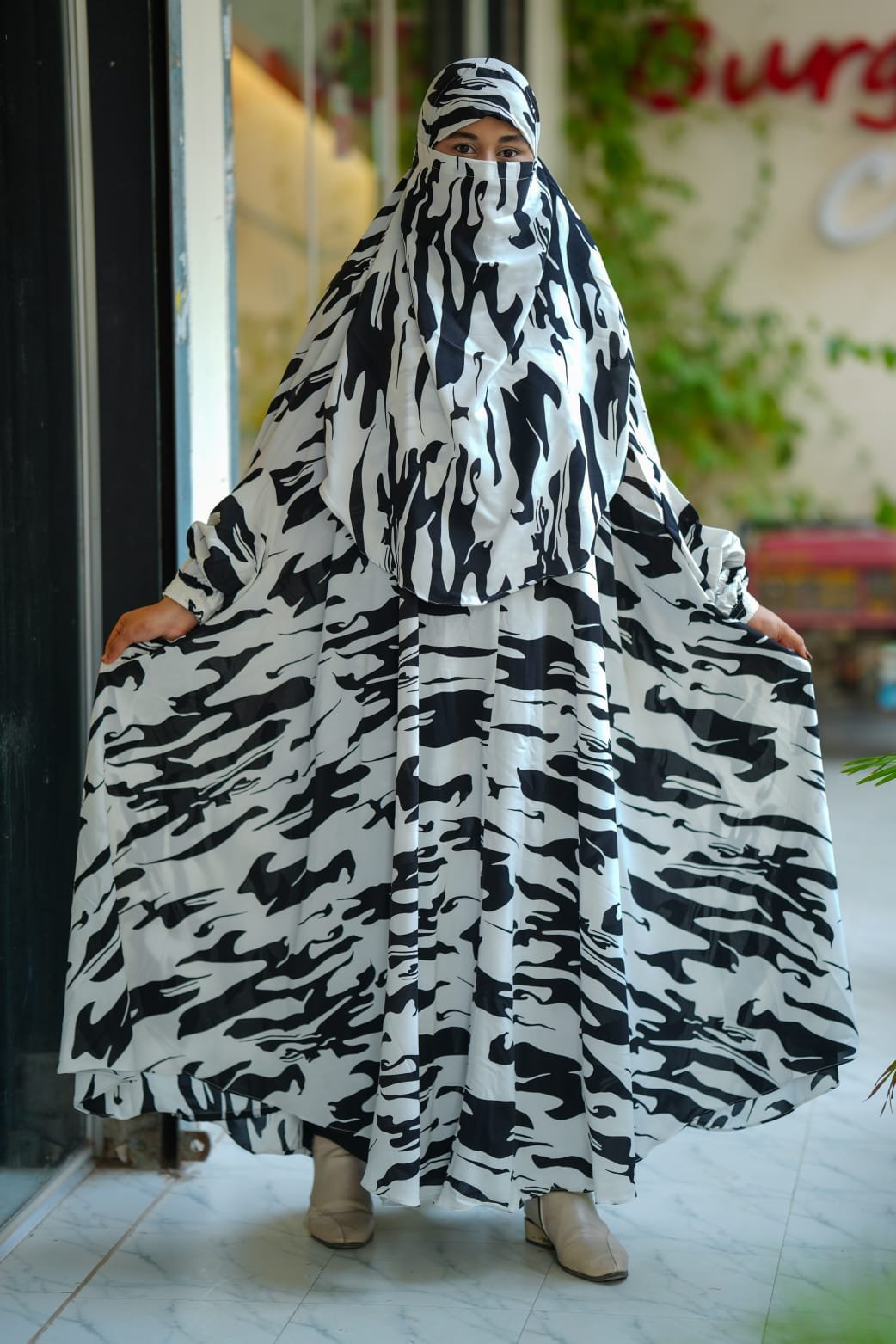 Premium Long Khimar Code 13