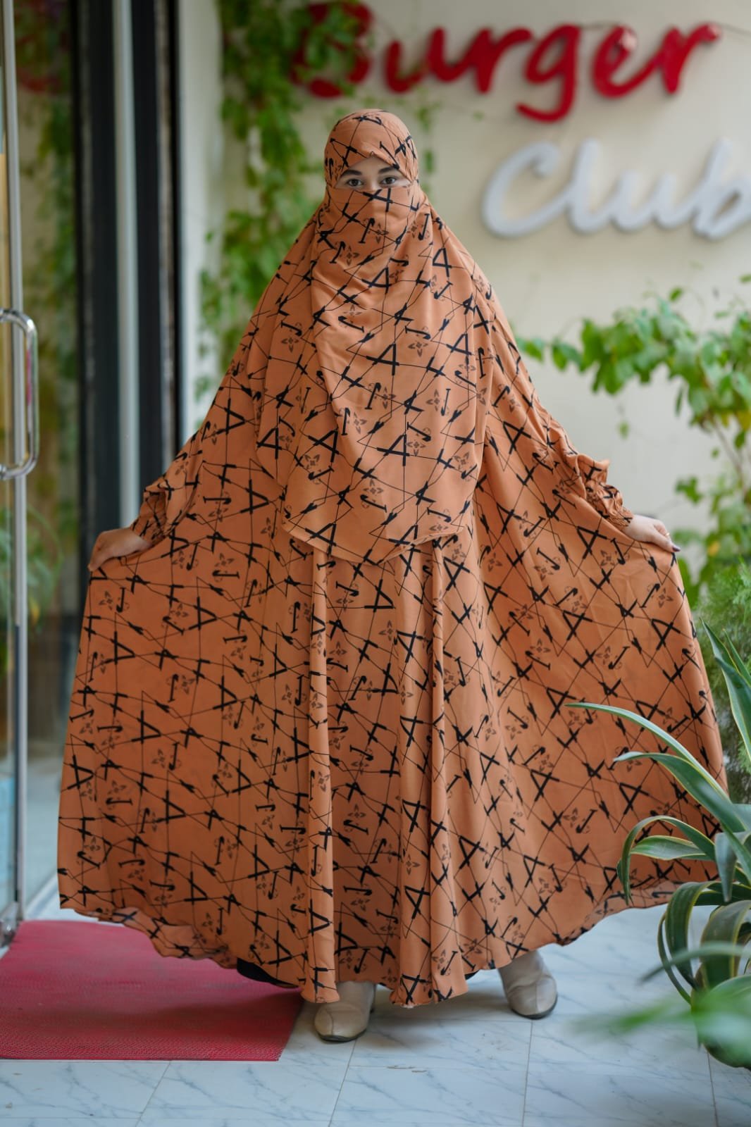 Premium Long Khimar Code 21