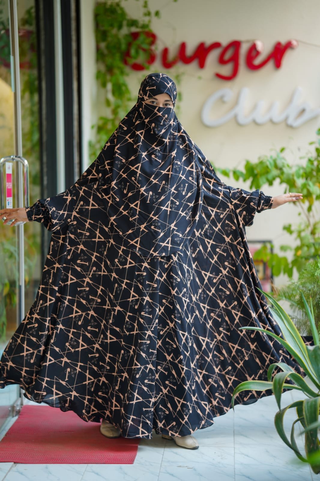 Premium Long Khimar Code 22